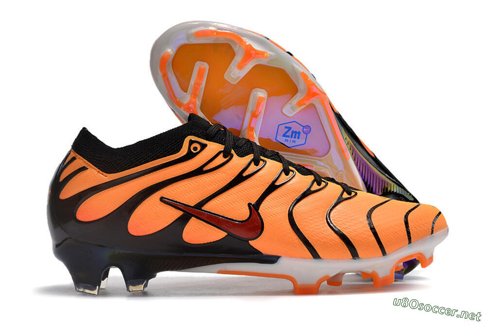 Unisex Nike Air Zoom Mercurial Vapor 15 Elite FG Football Boots - Orange/Black/Red 2