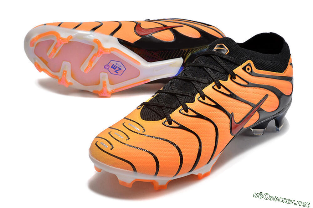 Unisex Nike Air Zoom Mercurial Vapor 15 Elite FG Football Boots - Orange/Black/Red 3