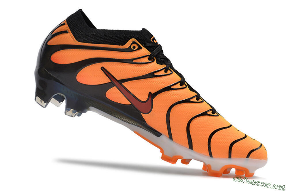 Unisex Nike Air Zoom Mercurial Vapor 15 Elite FG Football Boots - Orange/Black/Red 4