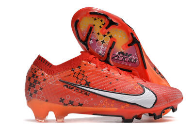 Men's Nike AIR Zoom Mercurial Vapor 15 Elite FG Football Boots - Orange/White/Black