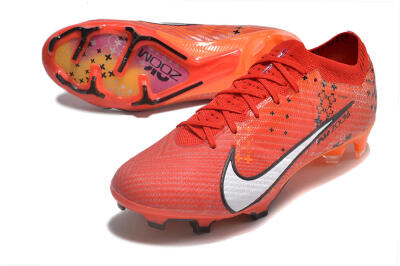 Men's Nike AIR Zoom Mercurial Vapor 15 Elite FG Football Boots - Orange/White/Black