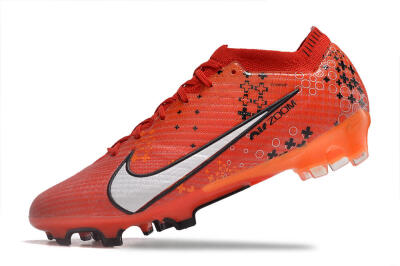 Men's Nike AIR Zoom Mercurial Vapor 15 Elite FG Football Boots - Orange/White/Black