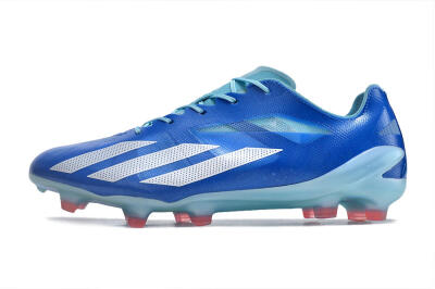 Men's Adidas X Crazyfast+ FG Football Boots - Blue/White/Jade