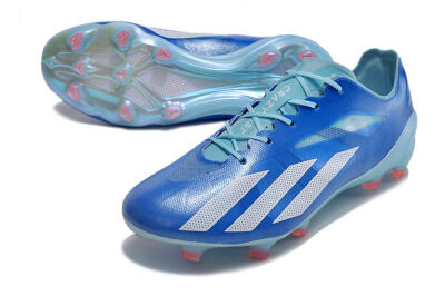 Men's Adidas X Crazyfast+ FG Football Boots - Blue/White/Jade