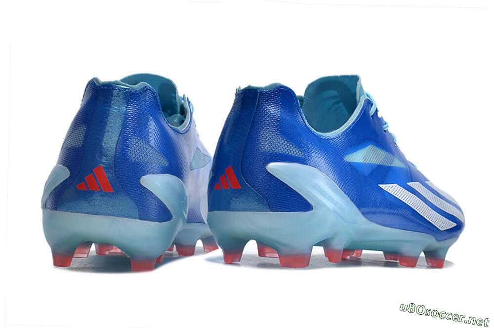 Men's Adidas X Crazyfast+ FG Football Boots - Blue/White/Jade 6