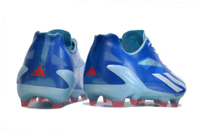 Men's Adidas X Crazyfast+ FG Football Boots - Blue/White/Jade