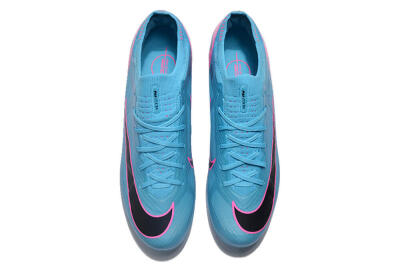 Unisex Nike Air Zoom Mercurial Vapor 15 Elite FG Football Boots - Blue/Pink/Black