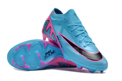 Unisex Nike Air Zoom Mercurial Vapor 15 Elite FG Football Boots - Blue/Pink/Black