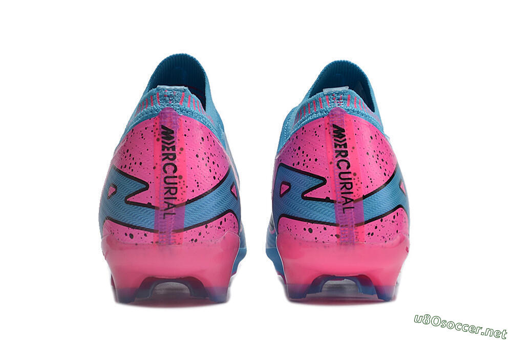Unisex Nike Air Zoom Mercurial Vapor 15 Elite FG Football Boots - Blue/Pink/Black 5