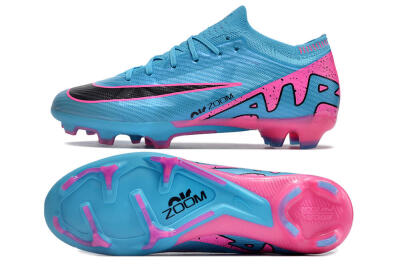 Unisex Nike Air Zoom Mercurial Vapor 15 Elite FG Football Boots - Blue/Pink/Black