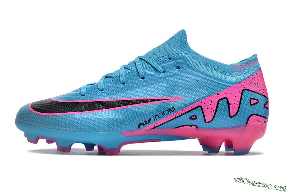 Unisex Nike Air Zoom Mercurial Vapor 15 Elite FG Football Boots - Blue/Pink/Black 0