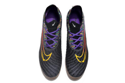 Unisex Nike Phantom GX Elite FG Football Boots - Black/Purple/Rainbow