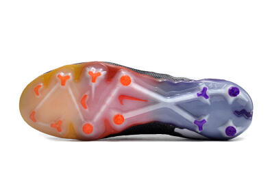 Unisex Nike Phantom GX Elite FG Football Boots - Black/Purple/Rainbow