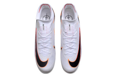 Unisex Nike Air Zoom Mercurial Superfly 9 Elite FG Football Boots - White/Orange/Black