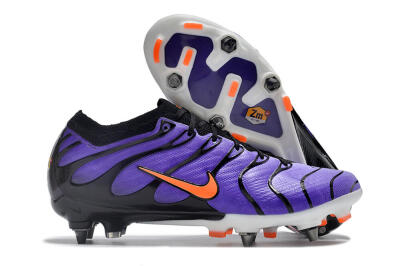 Men's Nike Air Zoom Mercurial Vapor 15 Elite SG Football Boots - Purple/Black/Orange