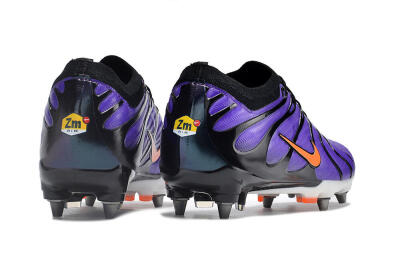 Men's Nike Air Zoom Mercurial Vapor 15 Elite SG Football Boots - Purple/Black/Orange
