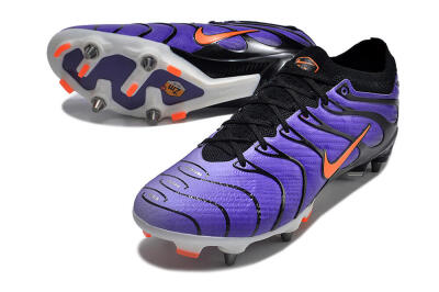 Men's Nike Air Zoom Mercurial Vapor 15 Elite SG Football Boots - Purple/Black/Orange