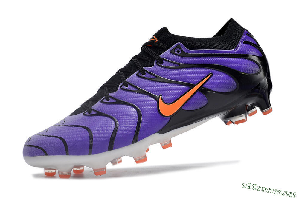 Men's Nike Air Zoom Mercurial Vapor 15 Elite AG Football Boots - Purple/Black/Orange 6