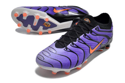 Men's Nike Air Zoom Mercurial Vapor 15 Elite AG Football Boots - Purple/Black/Orange