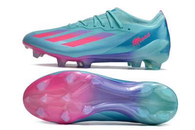 Men's Adidas X Crazyfast.1 Messi.1 FG Football Boots - Blue/Pink/Purple