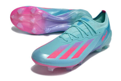 Men's Adidas X Crazyfast.1 Messi.1 FG Football Boots - Blue/Pink/Purple