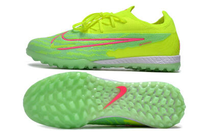 Men's Nike Phantom GX Elite TF Football Shoes - Yellow/Green/Pink