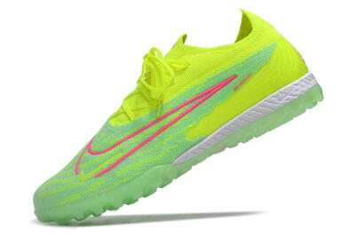 Men's Nike Phantom GX Elite TF Football Shoes - Yellow/Green/Pink