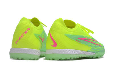Men's Nike Phantom GX Elite TF Football Shoes - Yellow/Green/Pink