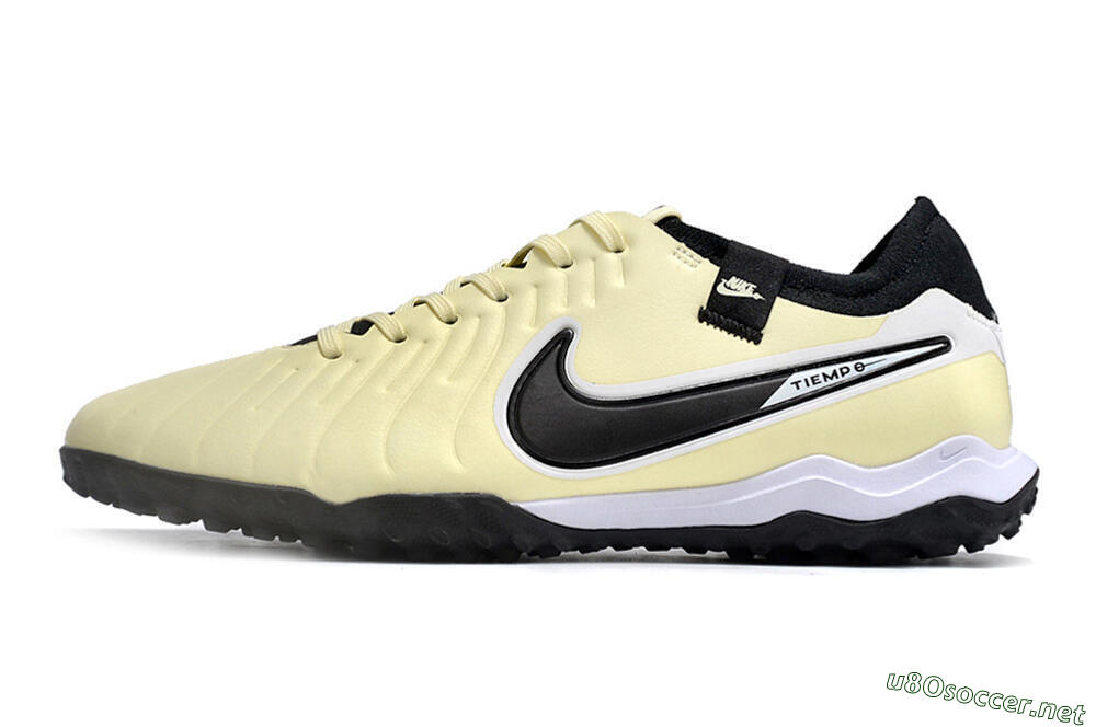 Men's Nike Tiempo Legend X Pro TF Football Shoes - Beige/Black/White 0