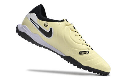 Men's Nike Tiempo Legend X Pro TF Football Shoes - Beige/Black/White