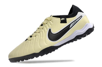 Men's Nike Tiempo Legend X Pro TF Football Shoes - Beige/Black/White