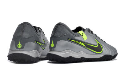 Men's Nike Tiempo Legend X Pro TF Football Shoes - Silver/Black/Yellow
