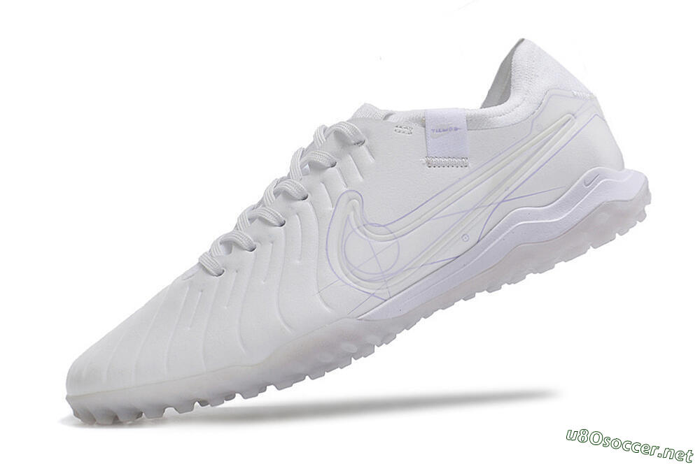 Men's Nike Tiempo Legend X Pro TF Football Shoes - White/Purple 5