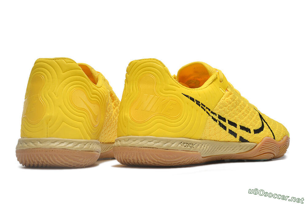 Men's Nike React Gato IC Football Shoes - Yellow/Black/Brown 6