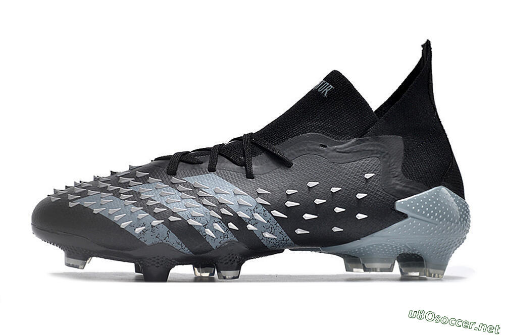 Unisex Adidas Predator Freak.1 FG Football Boots - Black/White/Grey 0