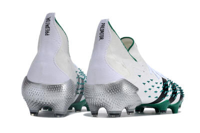 Unisex Adidas Predator Freak.1 FG Football Boots - White/Green/Black