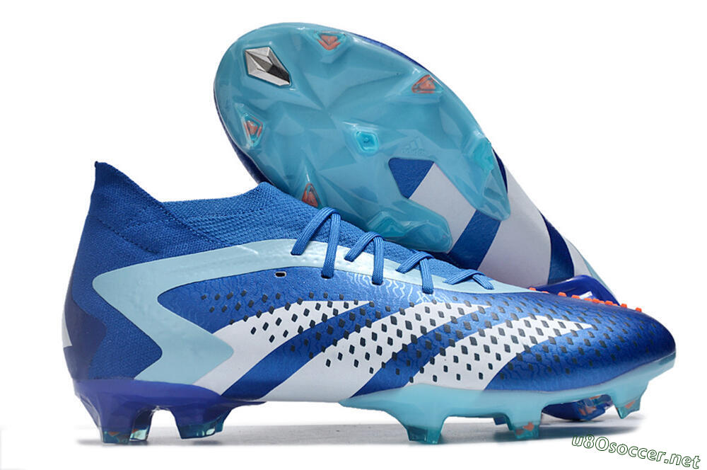 Men's Adidas Predator Accuracy.1 FG Football Boots - Blue/Jade/White 2