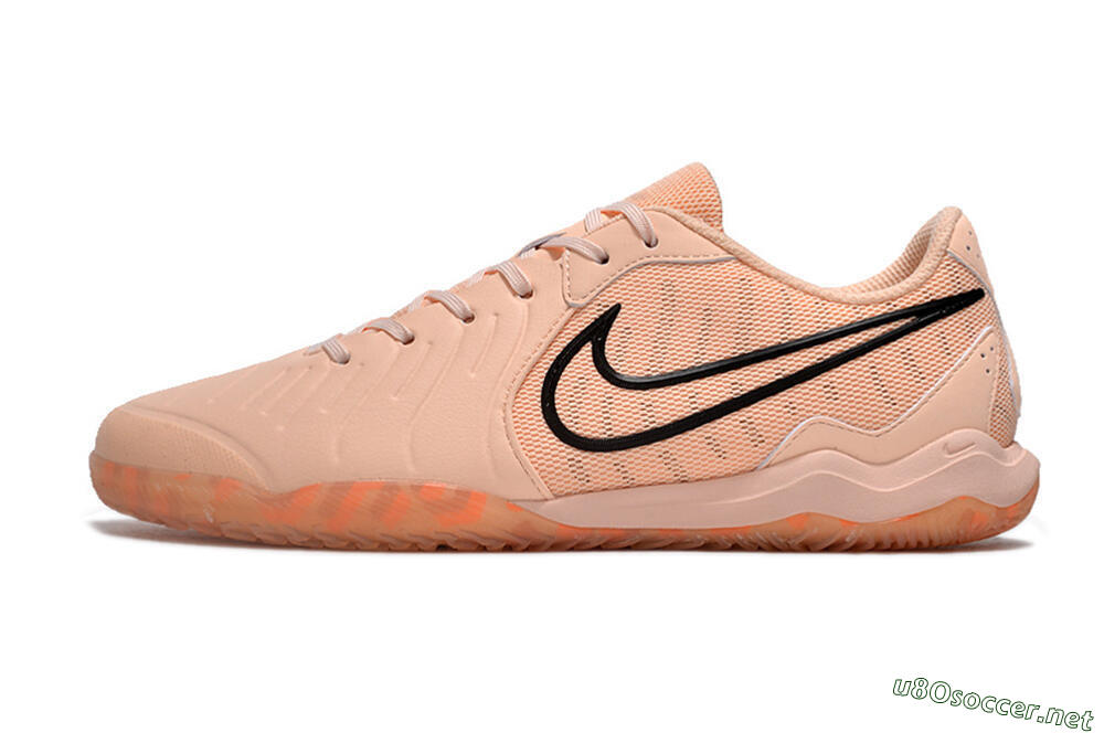 Men's Nike Tiempo Legend 10 Pro IC Football Shoes - Pink/Black 0