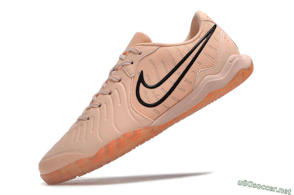 Men's Nike Tiempo Legend 10 Pro IC Football Shoes - Pink/Black 5