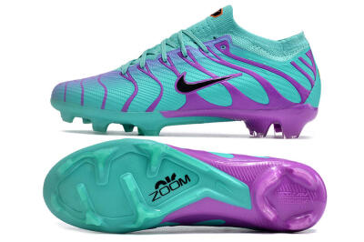 Men's Nike Air Zoom Mercurial Vapor 15 Elite FG Football Boots - Jade/Purple/Black