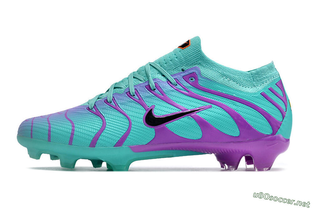 Men's Nike Air Zoom Mercurial Vapor 15 Elite FG Football Boots - Jade/Purple/Black 0