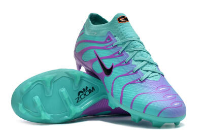 Men's Nike Air Zoom Mercurial Vapor 15 Elite FG Football Boots - Jade/Purple/Black