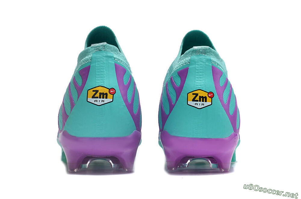 Men's Nike Air Zoom Mercurial Vapor 15 Elite FG Football Boots - Jade/Purple/Black 5