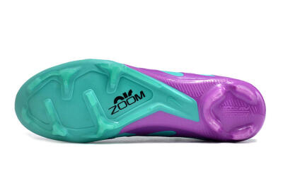 Men's Nike Air Zoom Mercurial Vapor 15 Elite FG Football Boots - Jade/Purple/Black