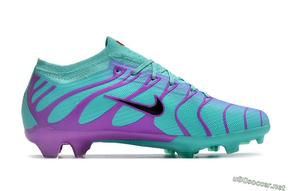 Men's Nike Air Zoom Mercurial Vapor 15 Elite FG Football Boots - Jade/Purple/Black 7