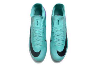 Unisex Nike Air Zoom Mercurial Superfly 9 Elite AG Football Boots - Jade/Purple/Black