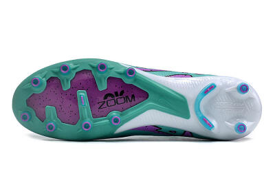 Unisex Nike Air Zoom Mercurial Superfly 9 Elite AG Football Boots - Jade/Purple/Black