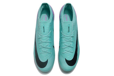 Unisex Nike Air Zoom Mercurial Vapor 15 Elite AG Football Boots - Jade/Purple/Black