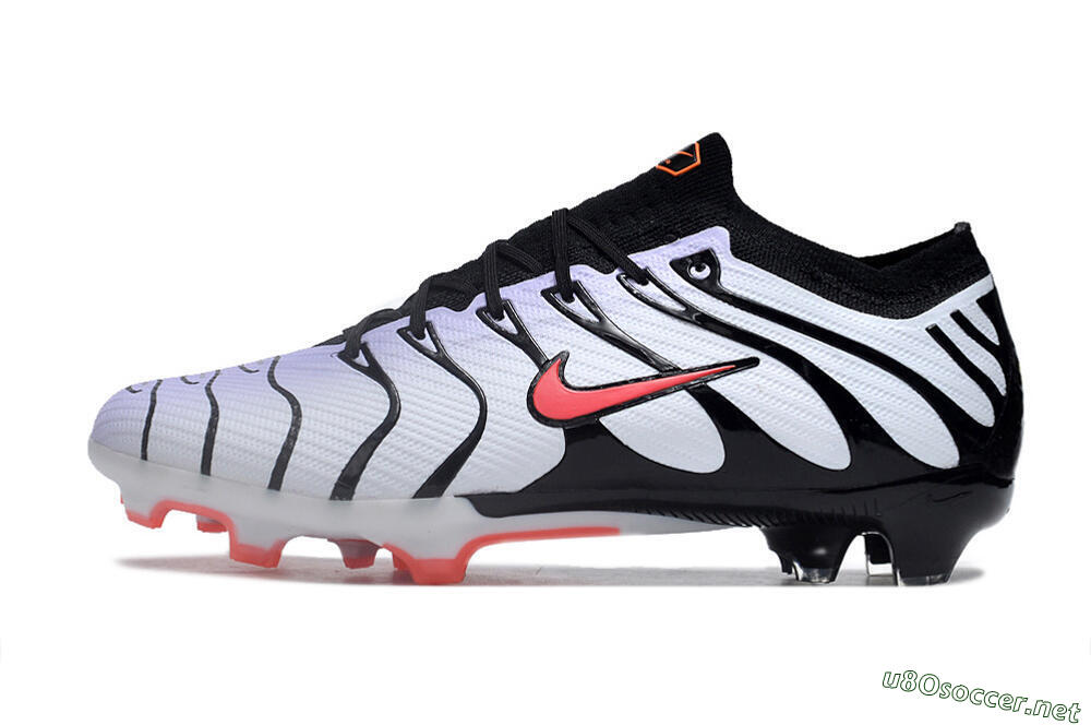 Men's Nike Air Zoom Mercurial Vapor 15 Elite FG Football Boots - White/Black/Red 0