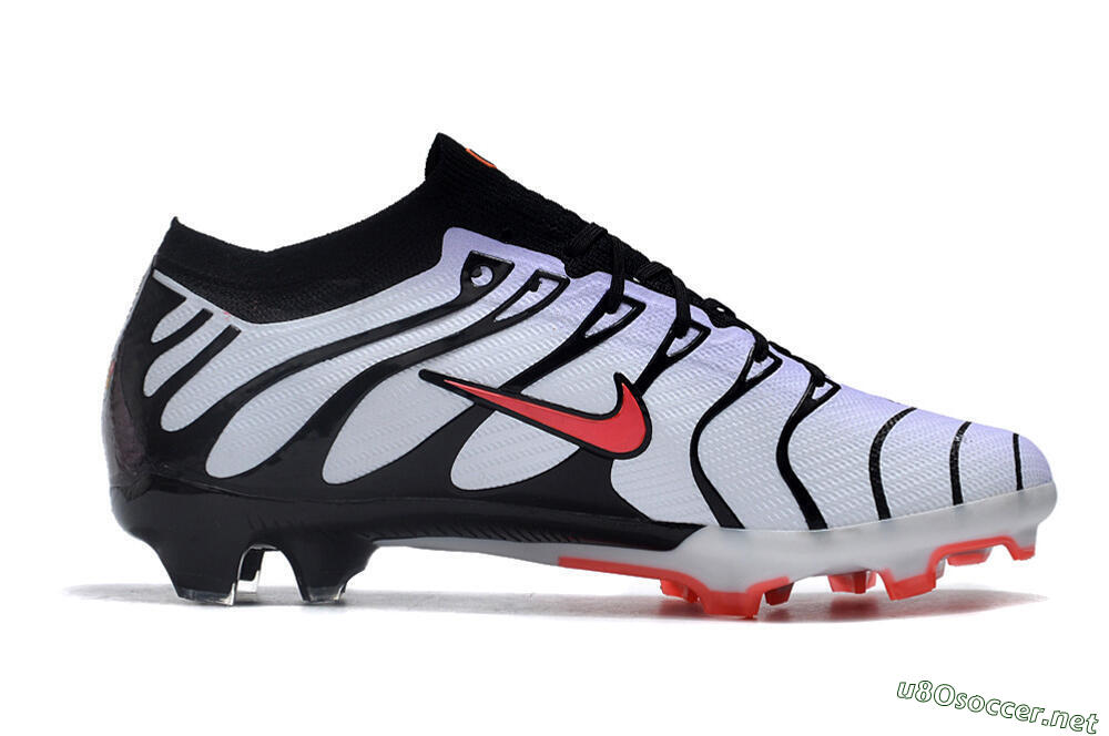 Men's Nike Air Zoom Mercurial Vapor 15 Elite FG Football Boots - White/Black/Red 7